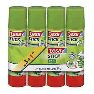 LOT 4 STICKS COLLE ECOLOGO 20GR TESA