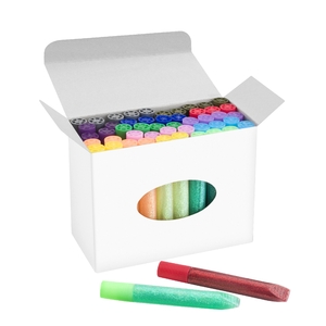 COLLE PAILLETÉS 50 STYLOS 10 ML ASSORTIS