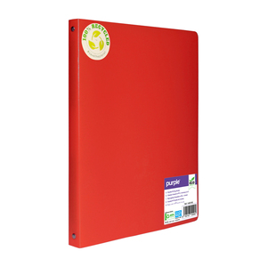 ECO-GREEN CLASSEUR PP RECYCLÉ 32X25 D20 COLORIS ROUGE