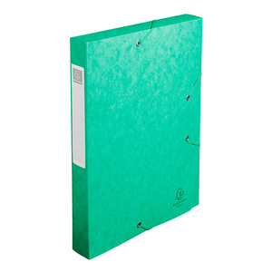 BOITE 24X32 DOS 40MM VERT CARTE + ETIQ 7/10E