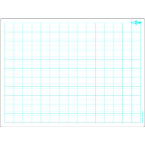 EDUC'ARDOISE 24X34CM QUADRILLAGE ET SEYES