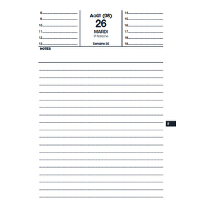 AGENDA JUPITER 12X17CM SEPTEMBRE/SEPTEMBRE