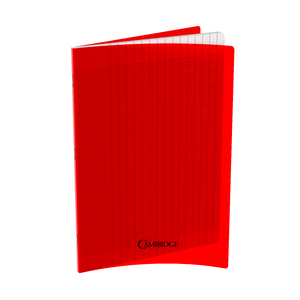 CAHIER CAMBRIDGE 24X32 80G 96P ROUGE