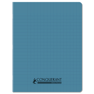 CAHIER PP RECYCLÉ 17X22 96P SÉYÈS BLEU