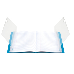 KOVERBOOK CAHIER 24X32 96P SÉYÈS BLEU 90G PIQURE