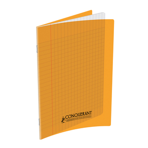 CAHIER PP ORANGE 17X22 96P SÉYÈS 90G PIQURE