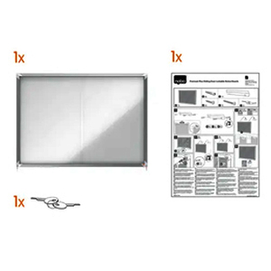 1 VITRINE PREMIUM PLUS INTERIEUR MAGNETIQUE 15 FEUILLES A4