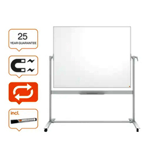 1 TABLEAU BLANC MOBILE CLASSIC EMAILLE 150 X 120 CM