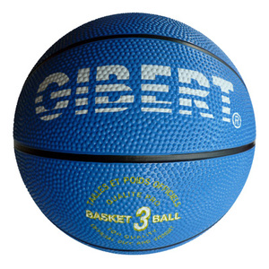 BALLON BASKET CAOUTCHOUC  T. 3 Ø 18CM