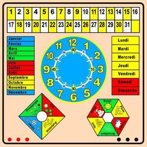 CALENDRIER PERPETUEL D APPRENTISSAGE EN BOIS