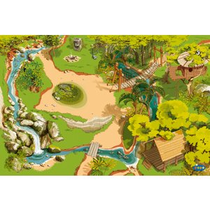 TAPIS DE JEU JUNGLE