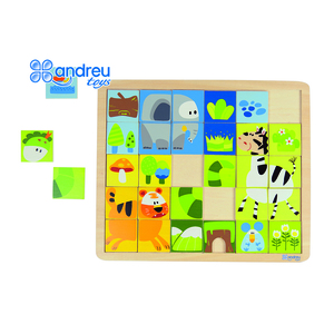 PUZZLE EN BOIS LA JUNGLE 30 PIECES