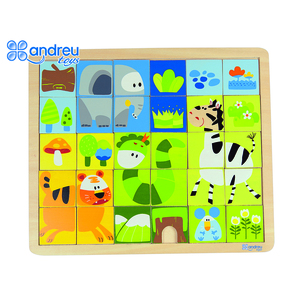 PUZZLE EN BOIS LA JUNGLE 30 PIECES