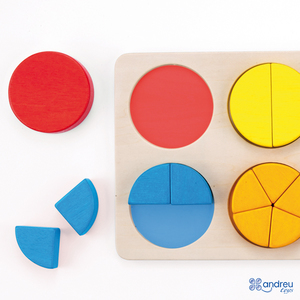 PUZZLE D'APPRENTISSAGE DES FRACTIONS