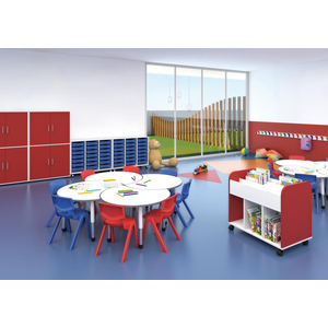 TABLE RONDE MÉTAL Ø 95CM MATERNELLE