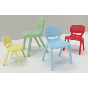 4 CHAISES OCEAN TAILLE 6 COLORIS BLEU
