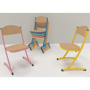 CHAISE THEOREME 2 TAILLE 5 COLORIS HETRE/VERT D'EAU