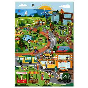 1 PUZZLE LA VILLE VERTE 60 PIECES