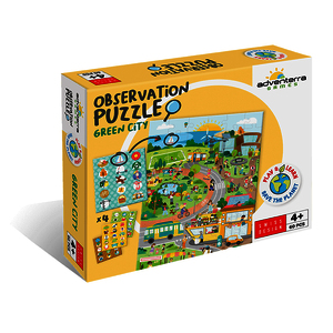 1 PUZZLE LA VILLE VERTE 60 PIECES