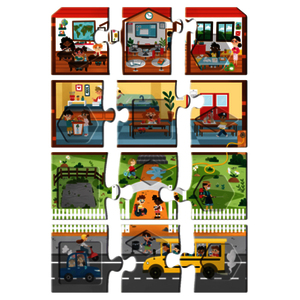 1 PUZZLE MON ECOLE ECOLOGIQUE