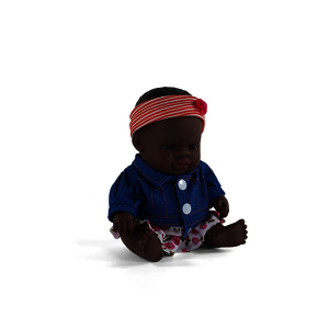 POUP?E 21 CM FILLE AFRICAINE