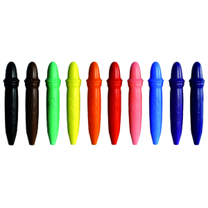 BE-BÈ 10 MAXI-CRAYONS À LA CIRE COLORIS ASSORTIS