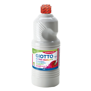 GIOTTO FLACON GOUACHE 1L Blanc