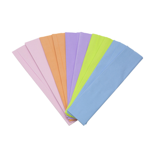 10F CRÉPON STANDARD 0,5X2M 5 COLORIS PASTELS ASSORTIS