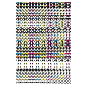 594 GOMMETTES YEUX ASSORTIES