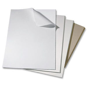 PQT 10 PLAQUES CARTON BLANC 924 GR 50X65CM