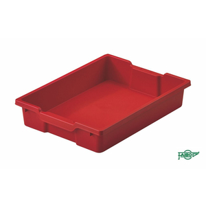 BAC DE RANGEMENT 42X31X7,3CM ROUGE