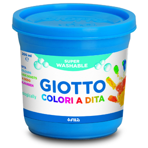 GOUACHE AUX DOIGTS GIOTTO DITA - LOT DE 6 POTS 200ML ASSORTIS