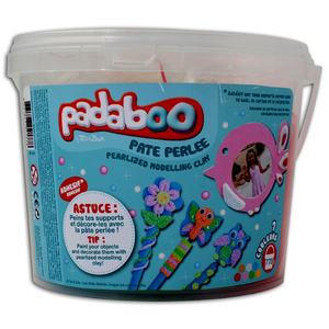 LOT 7 POTS PADABOO PERLEE - 800 GR  COULEURS ASS.