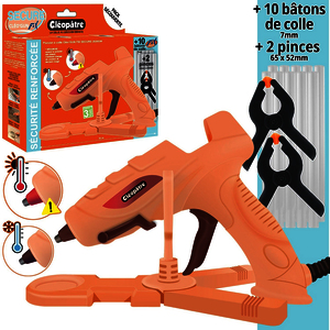 MAXI PACK CLEO GUN FIX D?COR? + STATION + 10 RECHARGES + 2 PINCES