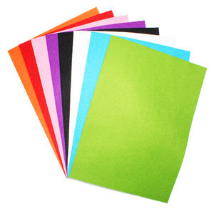 8 COUPONS FEUTRINE 3MM 24X30CM COLORIS ASSORTIS