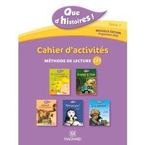 QUE D'HISTOIRES ! CE1 SERIE 1 CAHIER D'ACTIVITES ED.2011