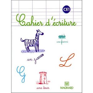 CAHIER D'ECRITURE CE1