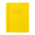 PROTÈGE-CAHIER PLASTIQUE 17X22 2 RABATS JAUNE