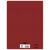 CAHIER PP RECYCLÉ 24X32 96P ROUGE