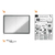 1 VITRINE PREMIUM PLUS INTERIEUR MAGNETIQUE 18 FEUILLES A4